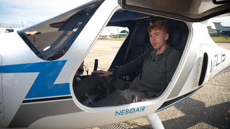 Student pilot Cameron