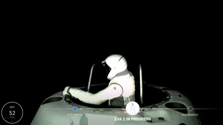 SpaceX Polaris Dawn spacewalk
Pic: SpaceX